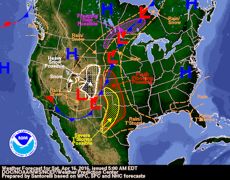 2 National weather forecast